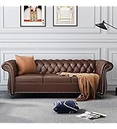Amazon.com: AVZEAR Chesterfield 3-Piece Living Room Sectional Sofa